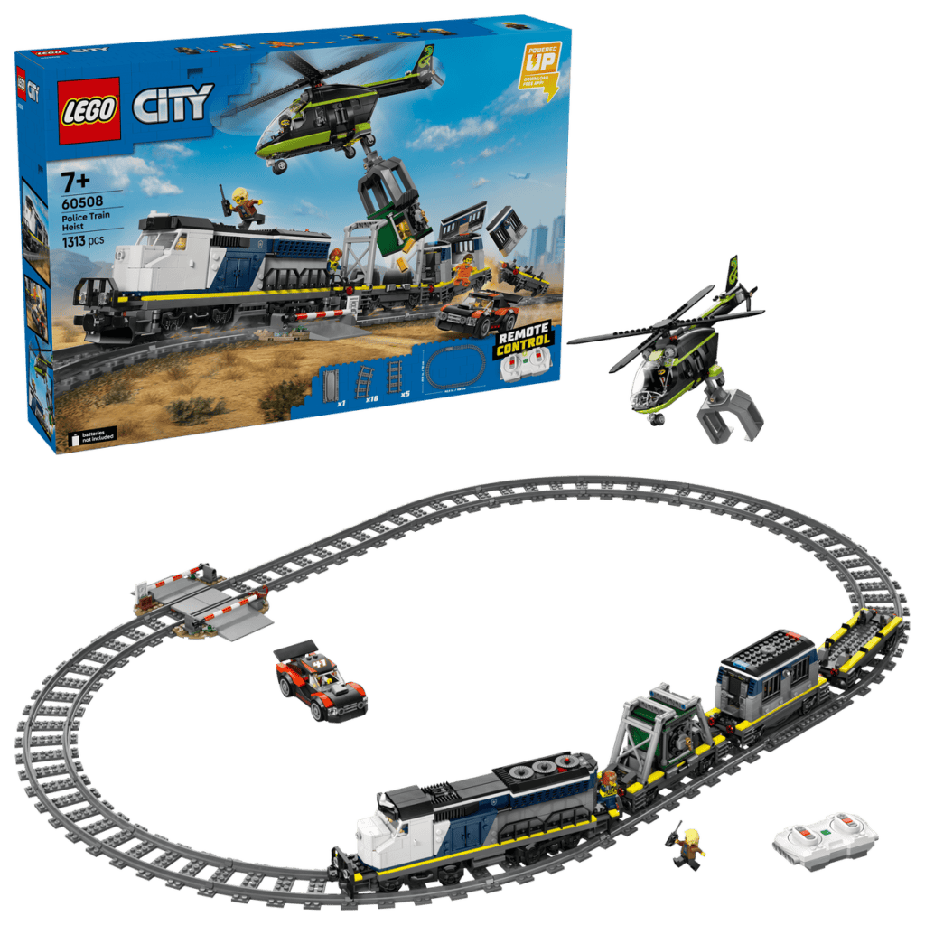 LEGO Polis – tågrån 60508