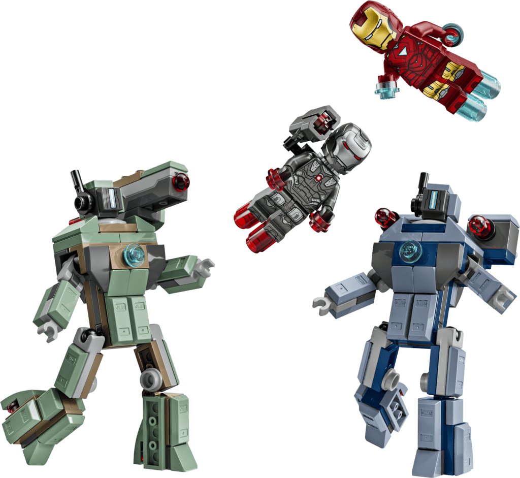LEGO Iron Man & War Machine mot Hammer Drones 76320