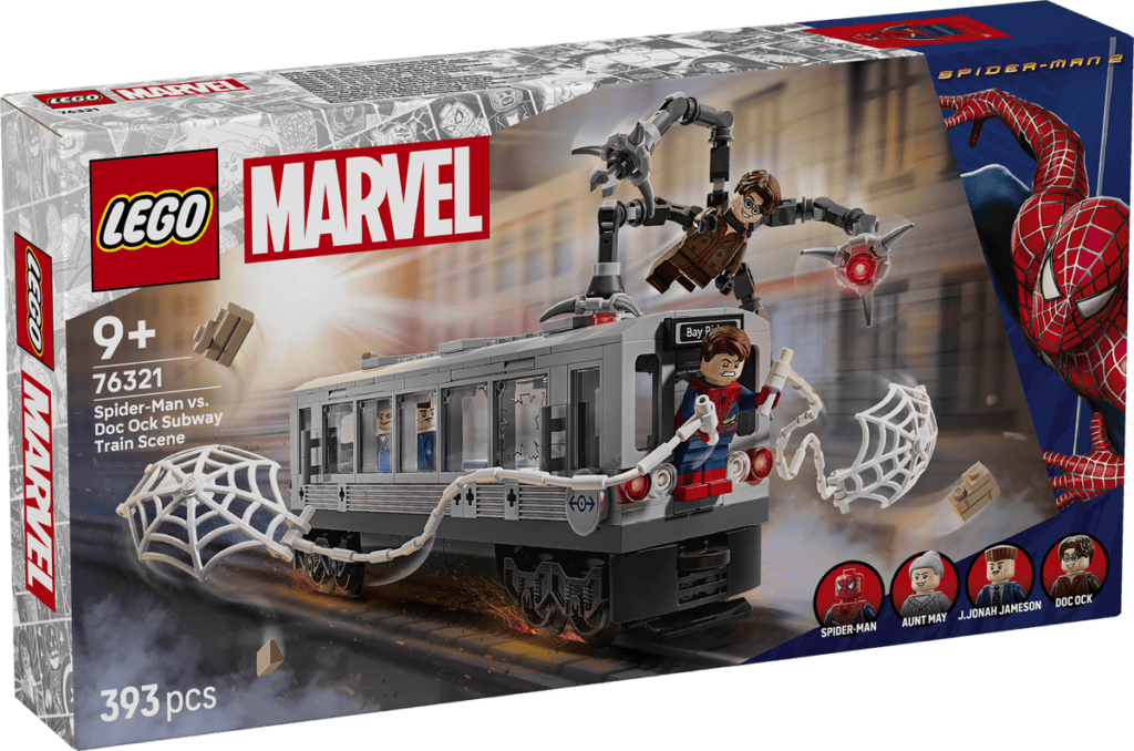 LEGO Spider-Man mot Doc Ock tunnelbanescenen 76321