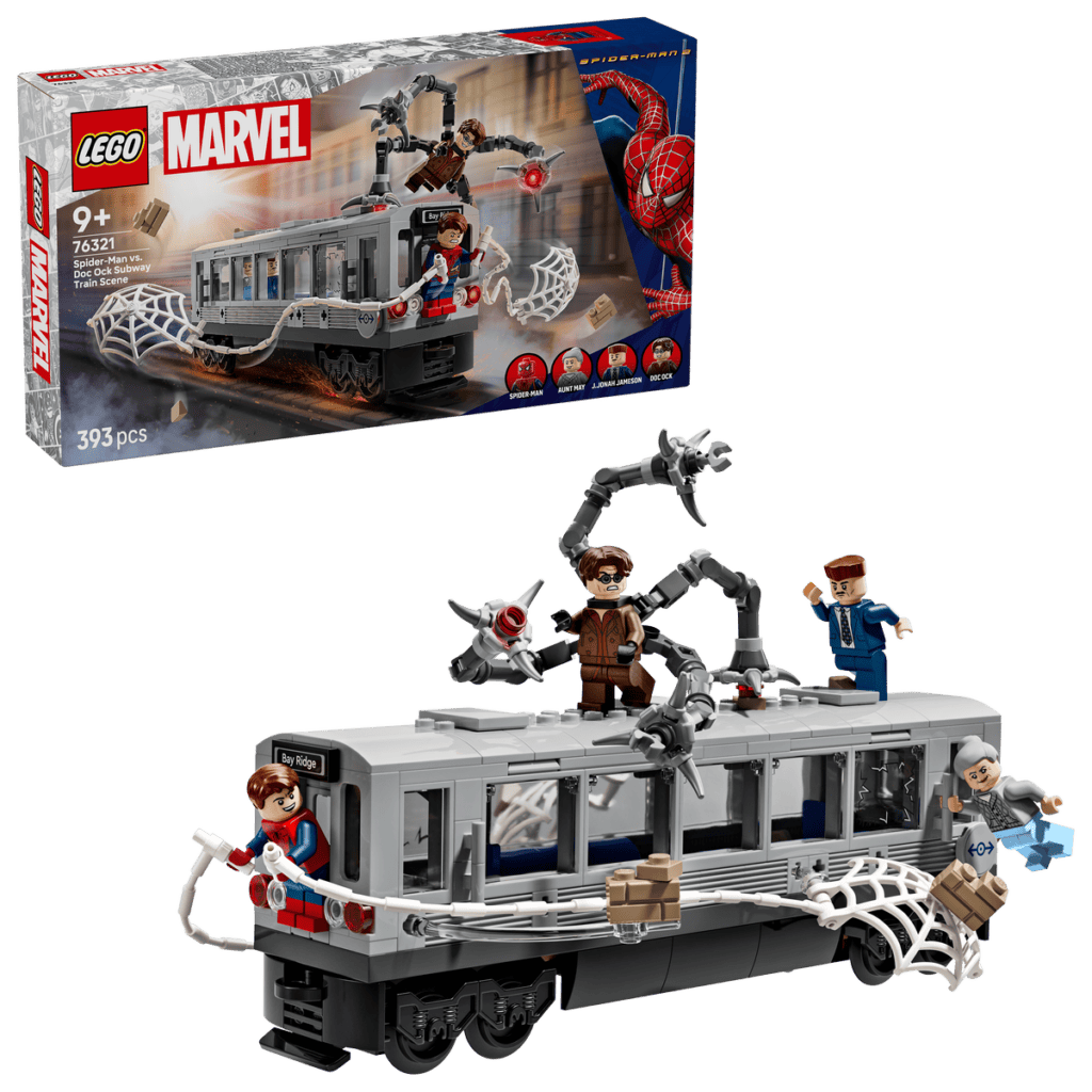 LEGO Spider-Man mot Doc Ock tunnelbanescenen 76321