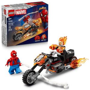 LEGO Spider-Man mot Ghost Rider på motorcykel 76335