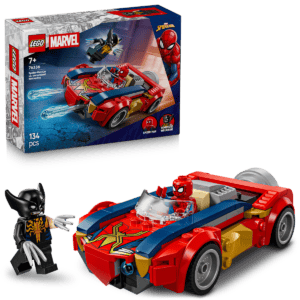 LEGO Spider-Mans bil mot venomifierad Wolverine 76336