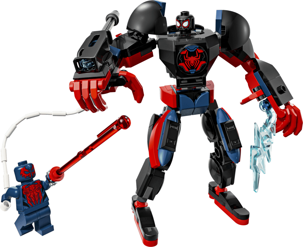 LEGO Miles Morales robot mot Spider-Man 2099 76337