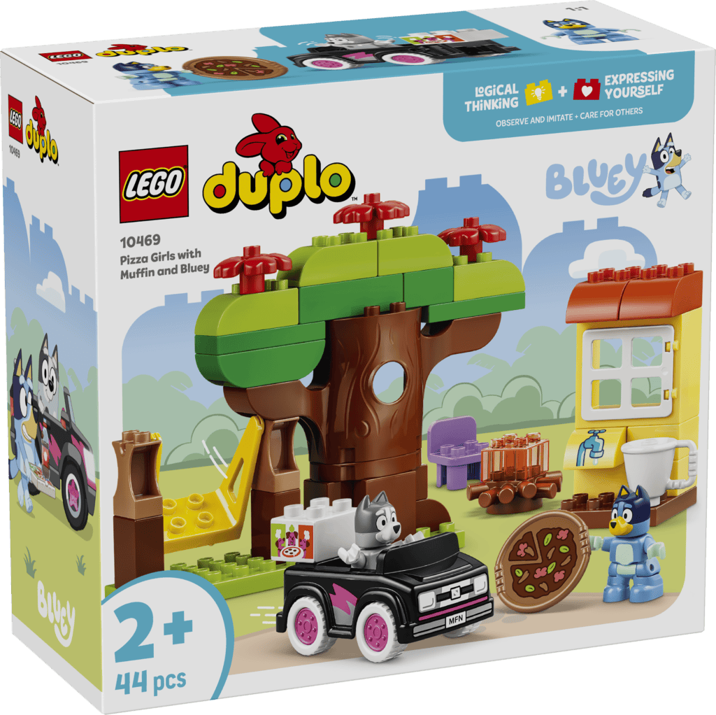 LEGO Pizzatjejer med Muffin och Bluey 10469