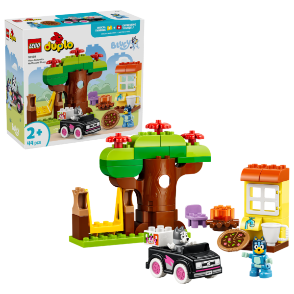LEGO Pizzatjejer med Muffin och Bluey 10469
