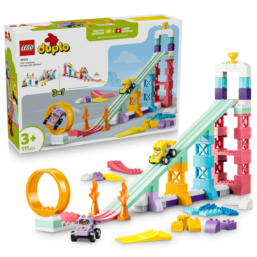 LEGO 3-i-1 Kreativa ramper med fordon 10478