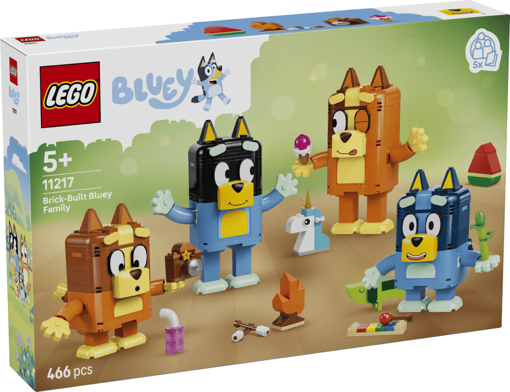 LEGO Klossbyggd Bluey och familj 11217