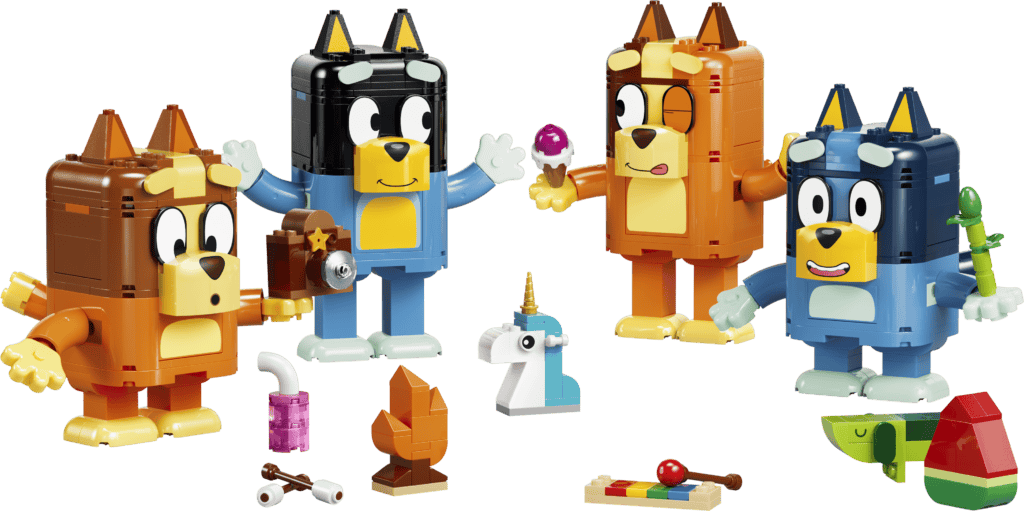 LEGO Klossbyggd Bluey och familj 11217