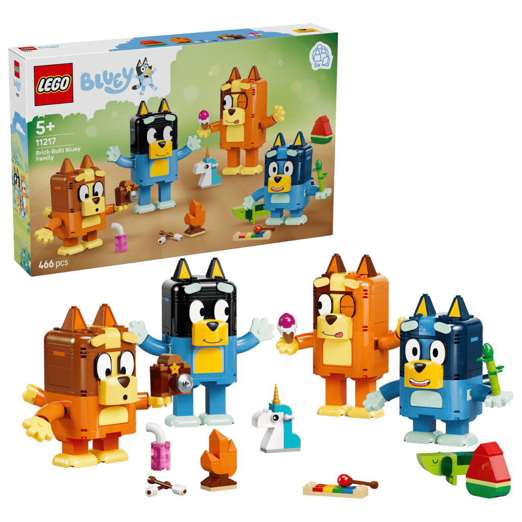 LEGO Klossbyggd Bluey och familj 11217