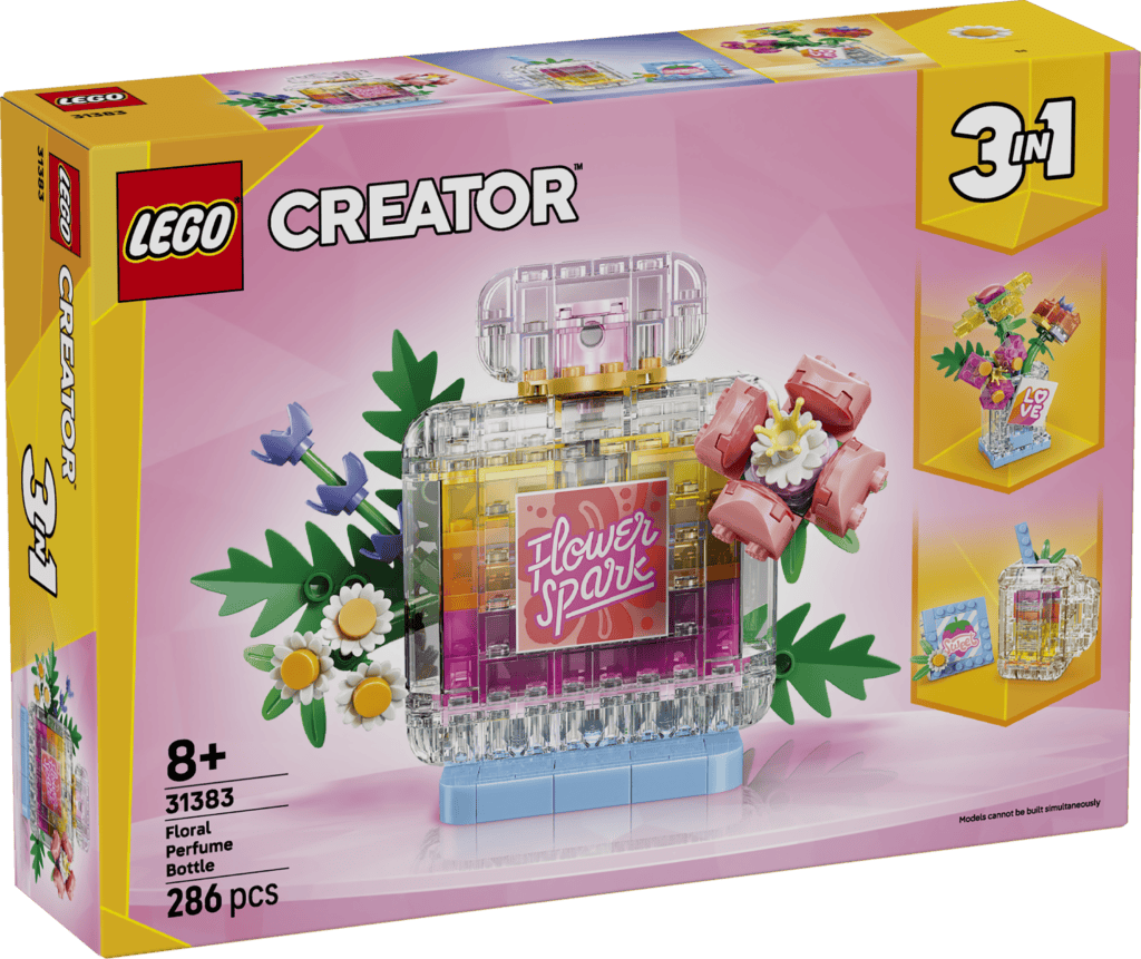 LEGO Parfymflaska med blomsterdekoration 31383