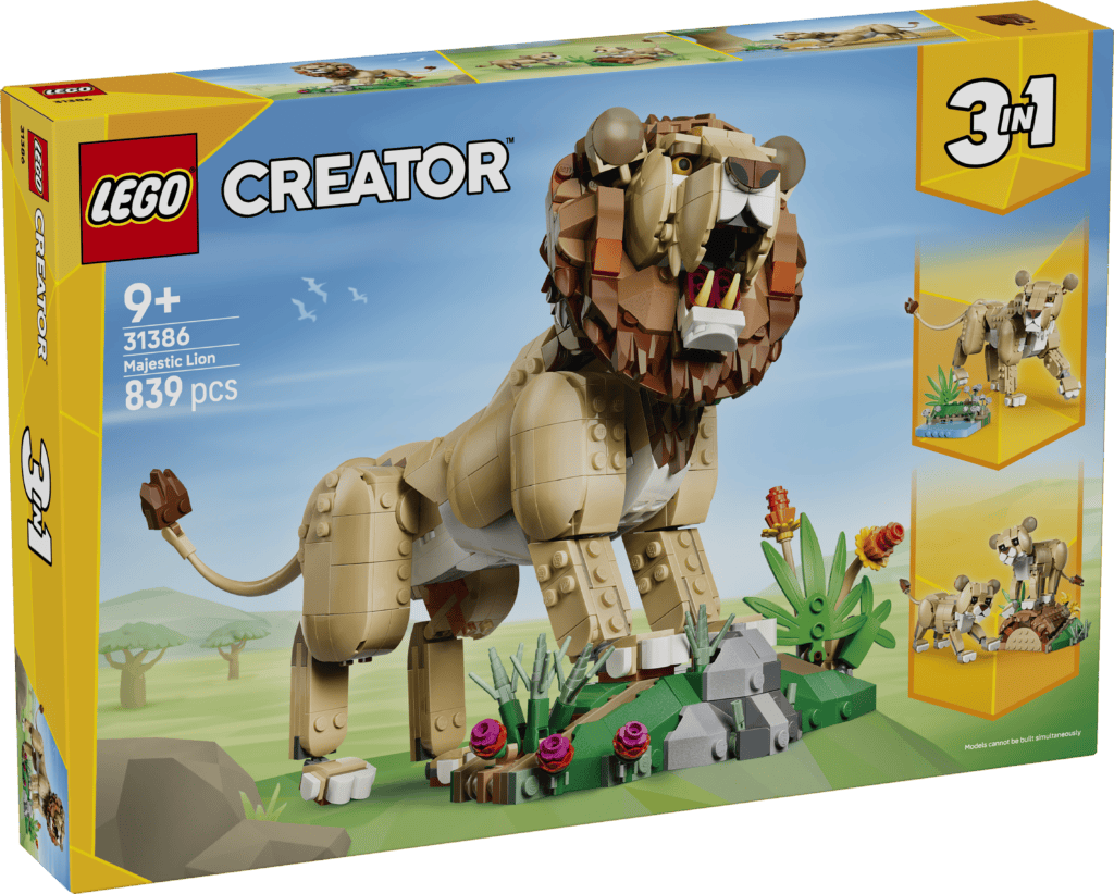 LEGO Vilda djur: Majestätiskt lejon 31386