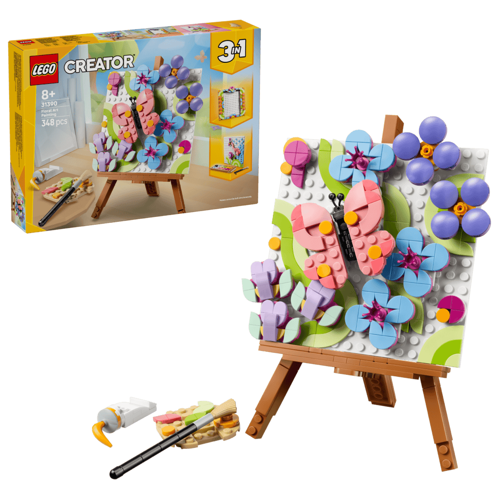 LEGO Målning med blomsterkonst 31390