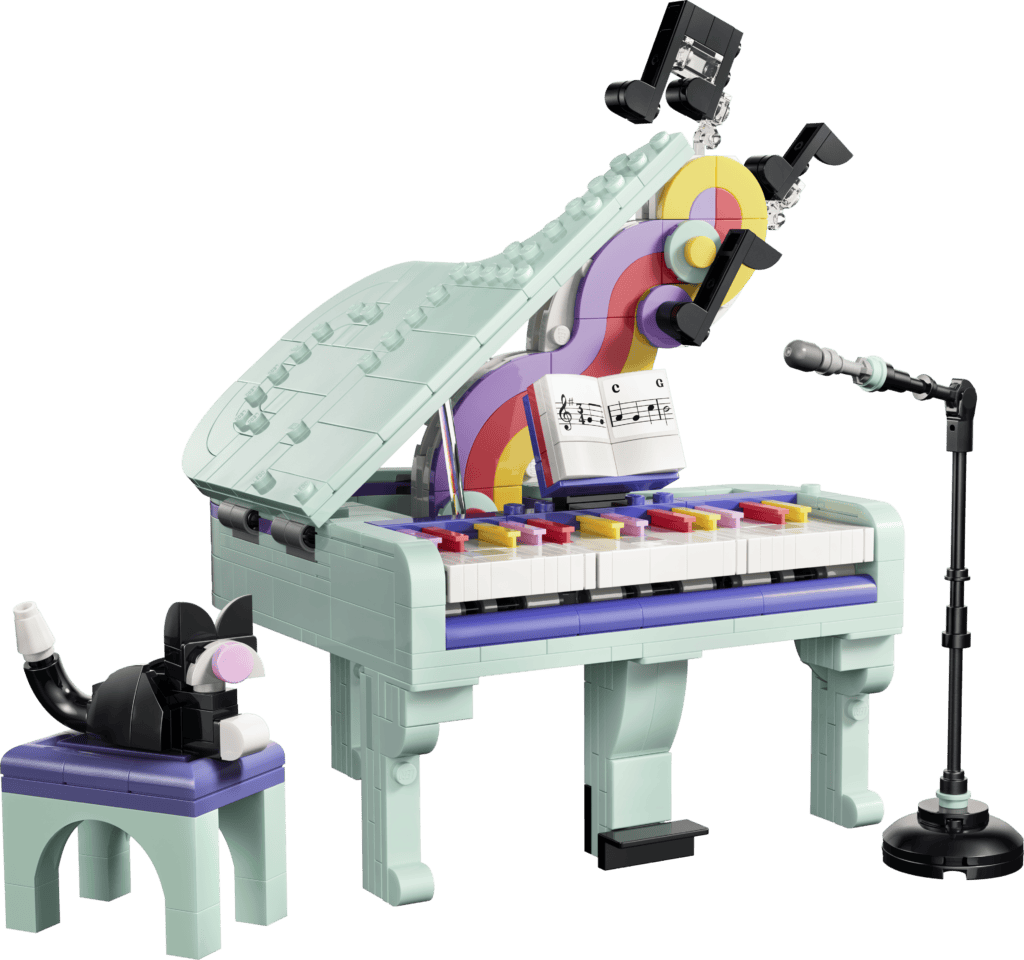 LEGO Flygel med musikdekorationer och katt 31392