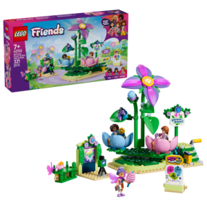 LEGO Snurrande tekoppskarusell med blom- och älvtema 42702