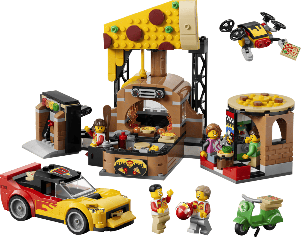 LEGO Pizzahemkörning med fordon 60496
