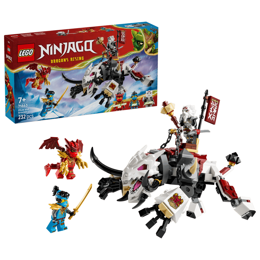 LEGO Zilvar och drakodjuret Grimtak 71863