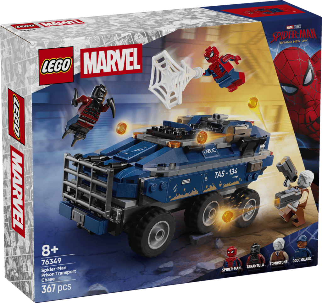 LEGO Spider-Mans fängelsetransportjakt 76349
