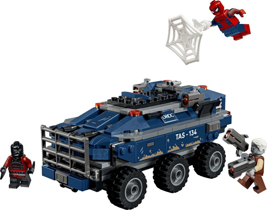 LEGO Spider-Mans fängelsetransportjakt 76349